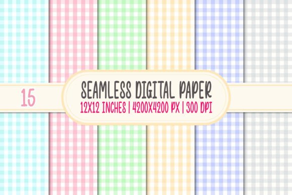 Download Pastel Gingham Digital Paper Svg - Gingham digital paper Collection