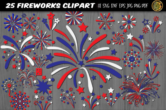 Download Independence Day Firework SVG 25 Clipart - Independence Collection