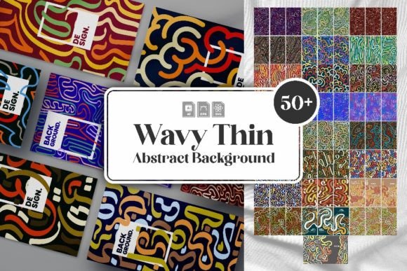Download 50+ Wavy Thin Abstract Background - Premium Resources