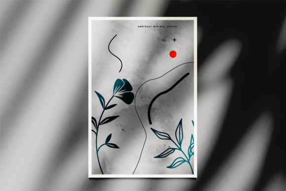 Download Minimalist Botanical Abstract Background - Premium Bundle